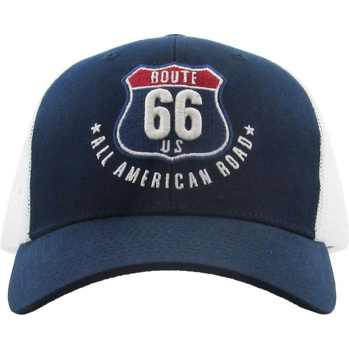 ROUTE 66 Meshback Ballcap - vælg mellem 4 Farver - Baseball Cap fra Ethos hos The Prince Webshop