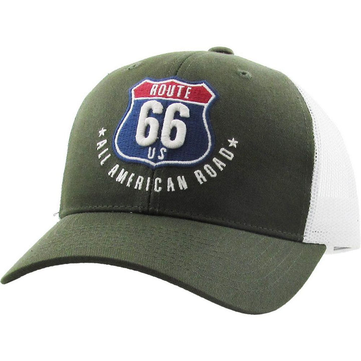 ROUTE 66 Meshback Ballcap - vælg mellem 4 Farver - Baseball Cap fra Ethos hos The Prince Webshop