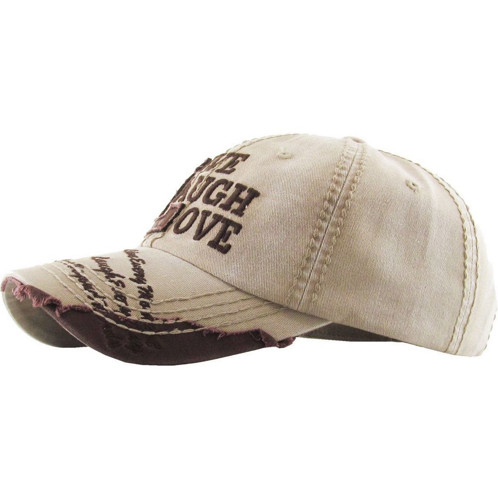 LIVE, LAUGH, LOVE Vintage Ball Cap - vælg mellem 8 farver - Baseball Cap fra Ethos hos The Prince Webshop