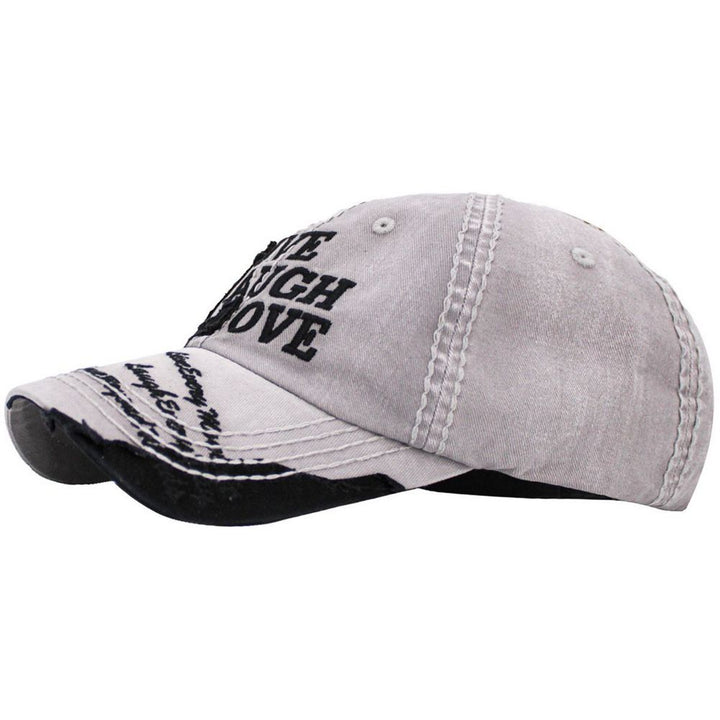 LIVE, LAUGH, LOVE Vintage Ball Cap - vælg mellem 8 farver - Baseball Cap fra Ethos hos The Prince Webshop