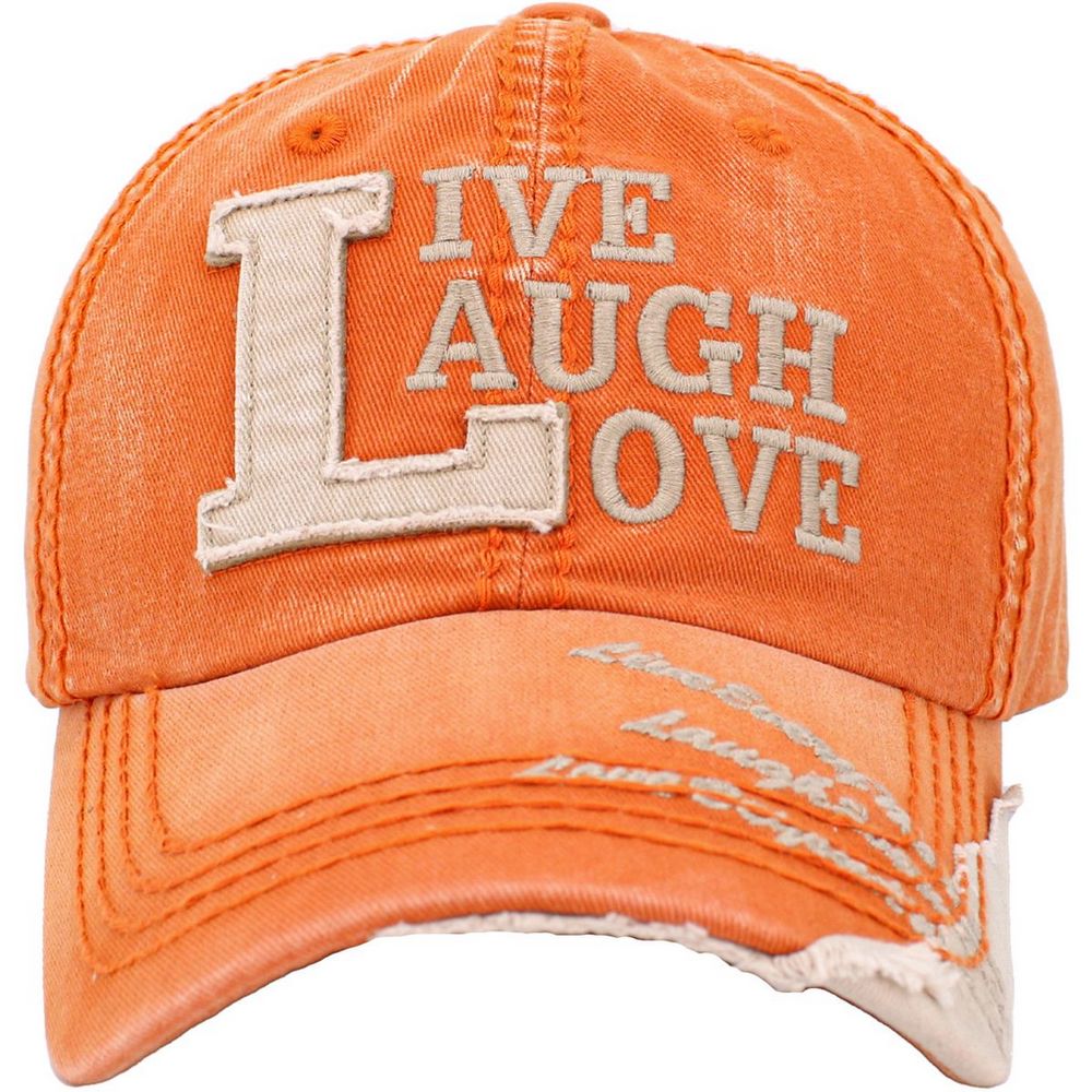 LIVE, LAUGH, LOVE Vintage Ball Cap - vælg mellem 8 farver - Baseball Cap fra Ethos hos The Prince Webshop