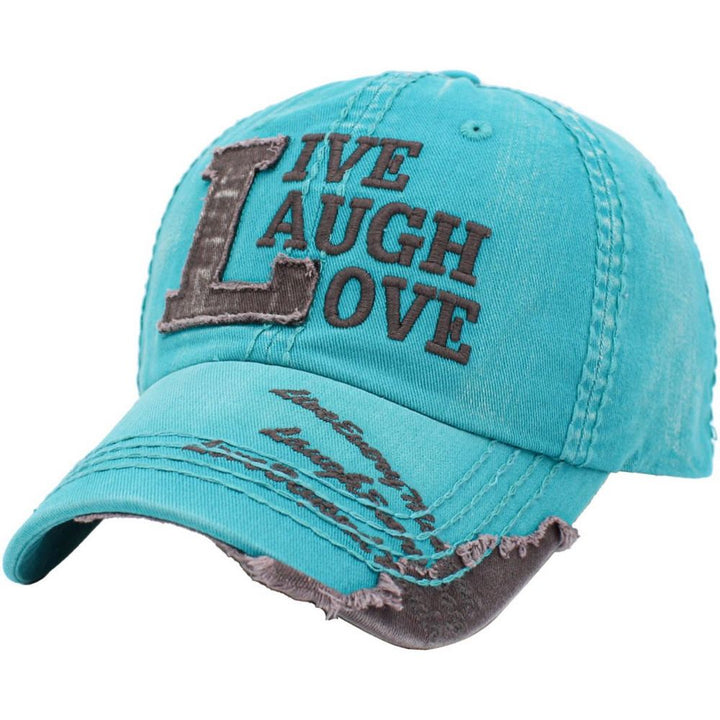 LIVE, LAUGH, LOVE Vintage Ball Cap - vælg mellem 8 farver - Baseball Cap fra Ethos hos The Prince Webshop