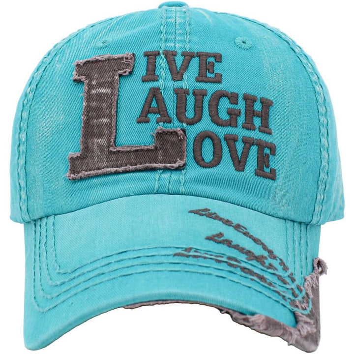 LIVE, LAUGH, LOVE Vintage Ball Cap - vælg mellem 8 farver - Baseball Cap fra Ethos hos The Prince Webshop