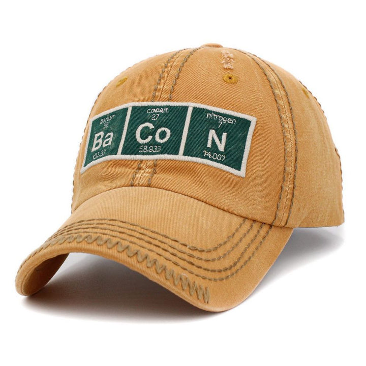 Ba Co N Periodic Table Vintage Ballcap - vælg mellem 4 farver - Baseball Cap fra Ethos hos The Prince Webshop