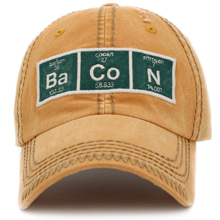 Ba Co N Periodic Table Vintage Ballcap - vælg mellem 4 farver - Baseball Cap fra Ethos hos The Prince Webshop