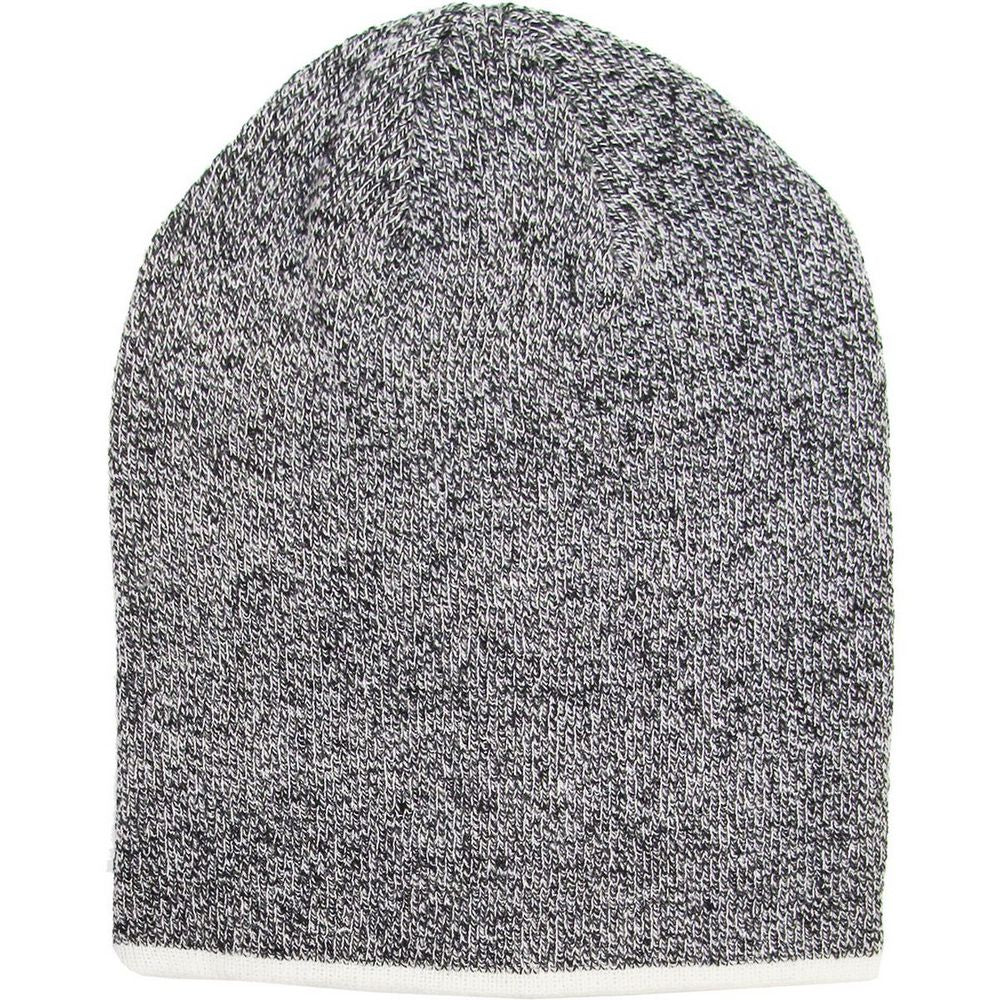 Ethos Heather Slouchy Beanie Hue - Sort Meleret - Hue fra Ethos hos The Prince Webshop