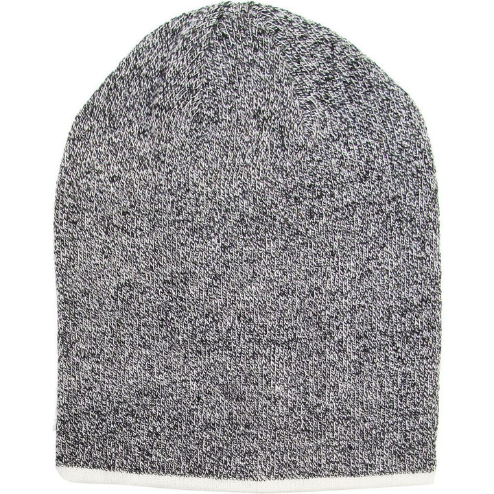 Ethos Heather Slouchy Beanie Hue - Sort Meleret - Hue fra Ethos hos The Prince Webshop