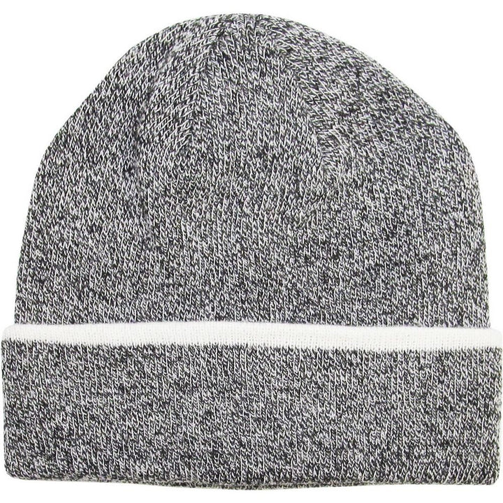 Ethos Heather Slouchy Beanie Hue - Sort Meleret - Hue fra Ethos hos The Prince Webshop