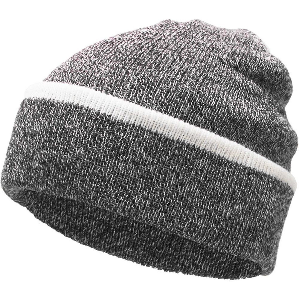 Ethos Heather Slouchy Beanie Hue - Sort Meleret - Hue fra Ethos hos The Prince Webshop