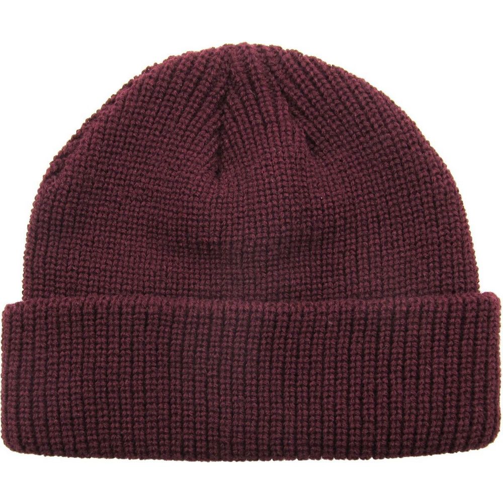 Ethos FISHERMAN BEANIE - VINRØD acryl hue i klassisk fisker stil - Hue fra Ethos hos The Prince Webshop