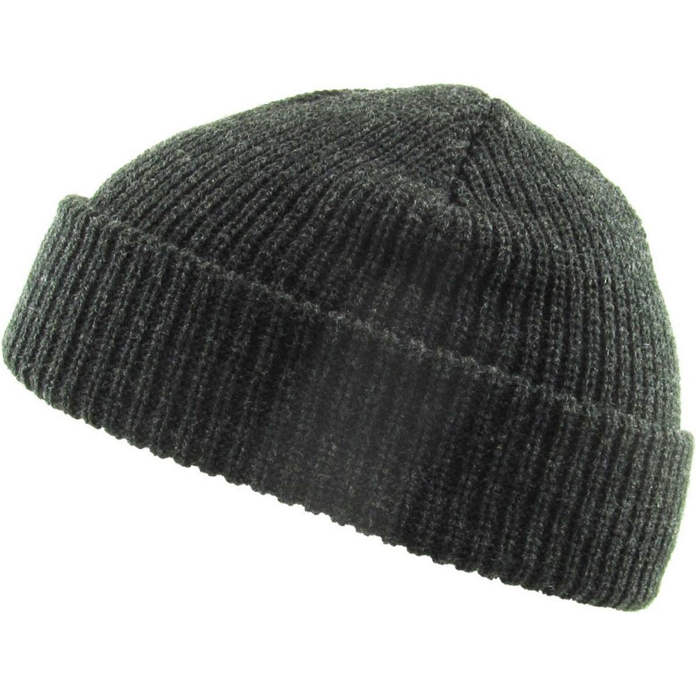 Ethos FISHERMAN BEANIE - GRÅ acryl hue i klassisk fisker stil - Hue fra Ethos hos The Prince Webshop