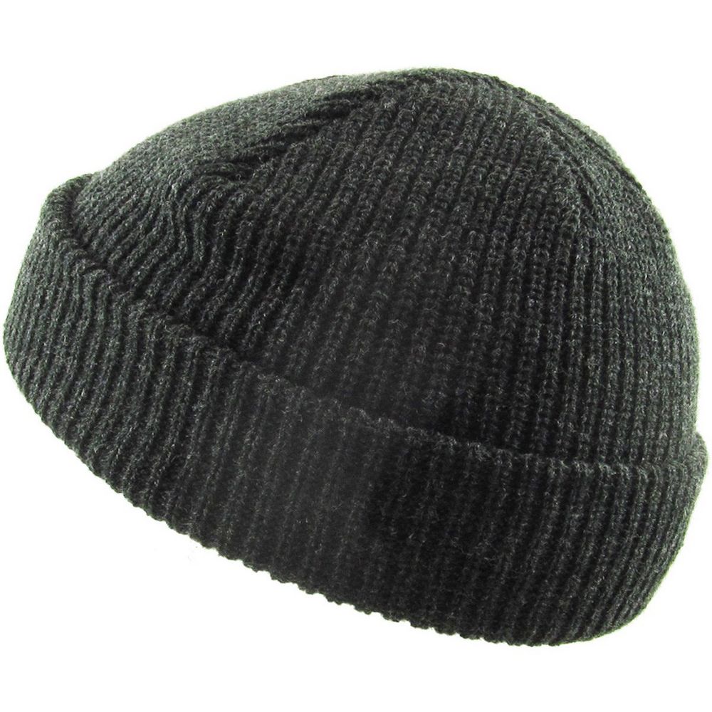 Ethos FISHERMAN BEANIE - GRÅ acryl hue i klassisk fisker stil - Hue fra Ethos hos The Prince Webshop