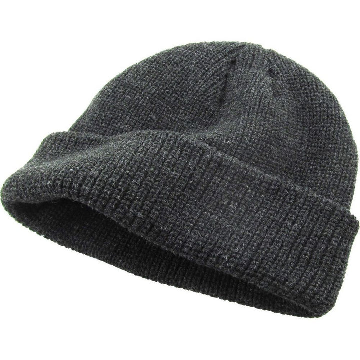 Ethos FISHERMAN BEANIE - GRÅ acryl hue i klassisk fisker stil - Hue fra Ethos hos The Prince Webshop