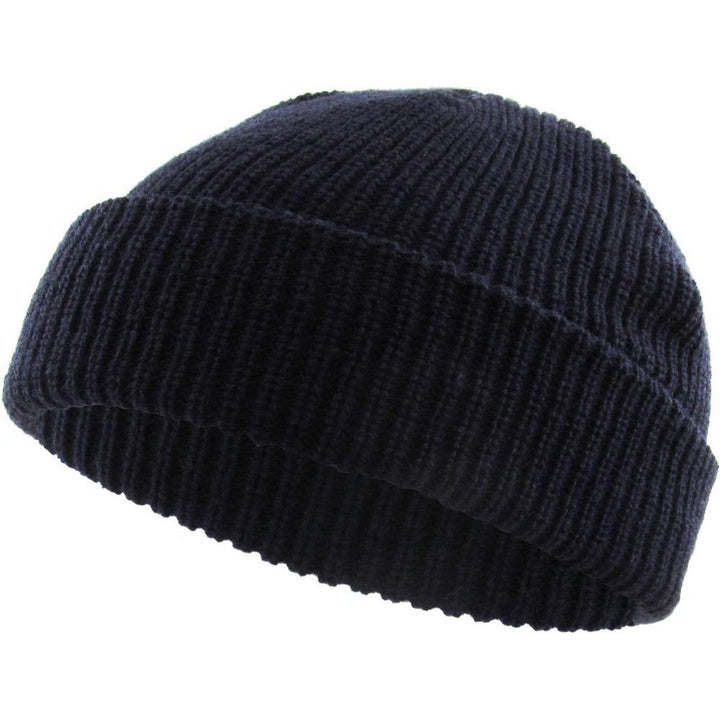 Ethos FISHERMAN BEANIE - BLÅ acryl hue i klassisk fisker stil - Hue fra Ethos hos The Prince Webshop