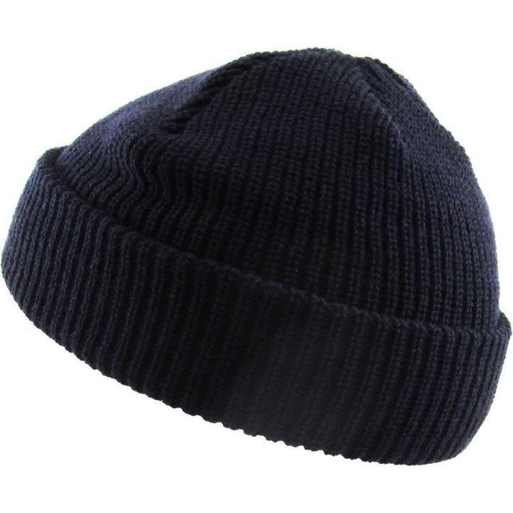 Ethos FISHERMAN BEANIE - BLÅ acryl hue i klassisk fisker stil - Hue fra Ethos hos The Prince Webshop