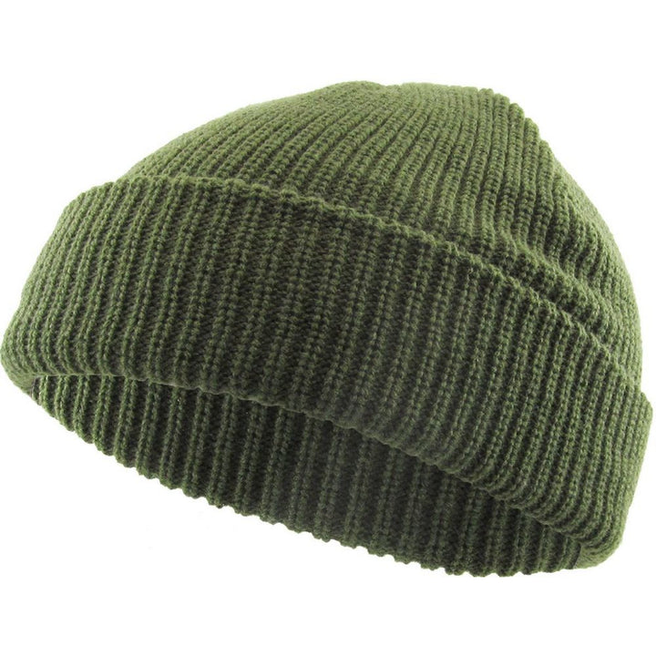 Ethos FISHERMAN BEANIE - GRØN acryl hue i klassisk fisker stil - Hue fra Ethos hos The Prince Webshop