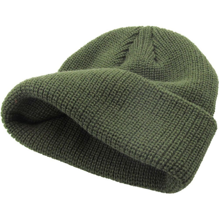 Ethos FISHERMAN BEANIE - GRØN acryl hue i klassisk fisker stil - Hue fra Ethos hos The Prince Webshop