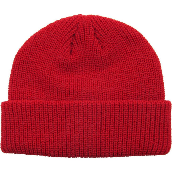 Ethos FISHERMAN BEANIE - RØD acryl hue i klassisk fisker stil - Hue fra Ethos hos The Prince Webshop