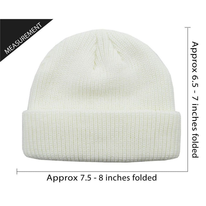 Ethos FISHERMAN BEANIE - HVID acryl hue i klassisk fisker stil - Hue fra Ethos hos The Prince Webshop