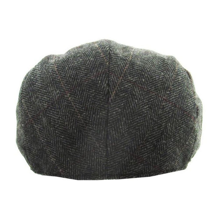 Original Bonderøvs Sixpence - Mørkegrå Sildeben - Flat Cap fra Ethos hos The Prince Webshop