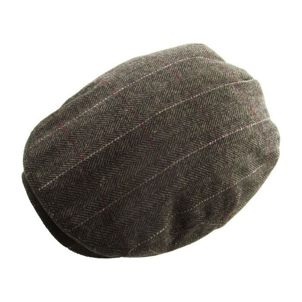 Original Bonderøvs Sixpence - Mørkebrun Sildeben - Flat Cap fra Ethos hos The Prince Webshop