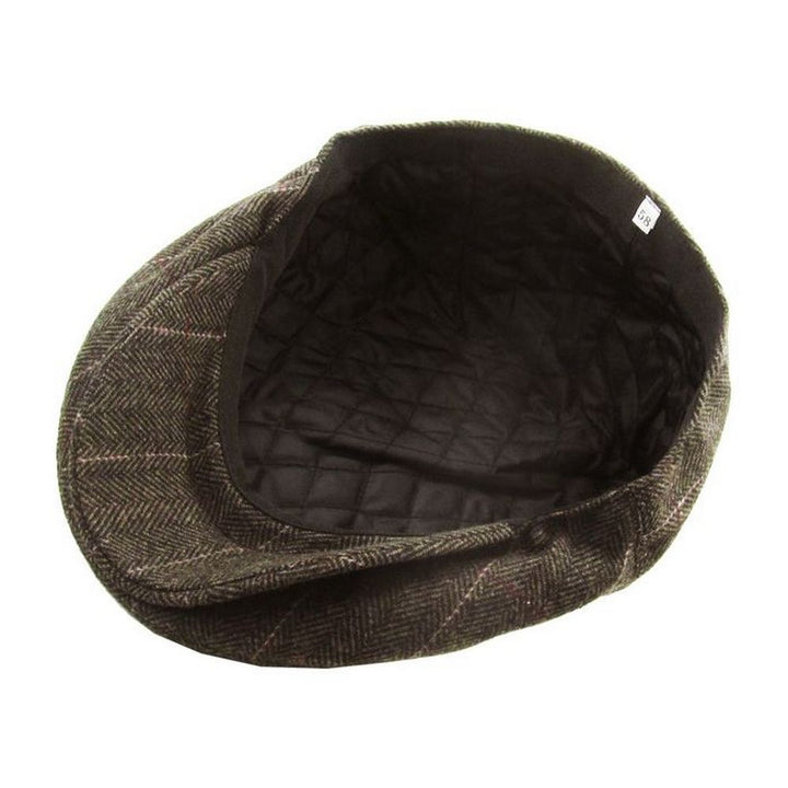 Original Bonderøvs Sixpence - Mørkebrun Sildeben - Flat Cap fra Ethos hos The Prince Webshop