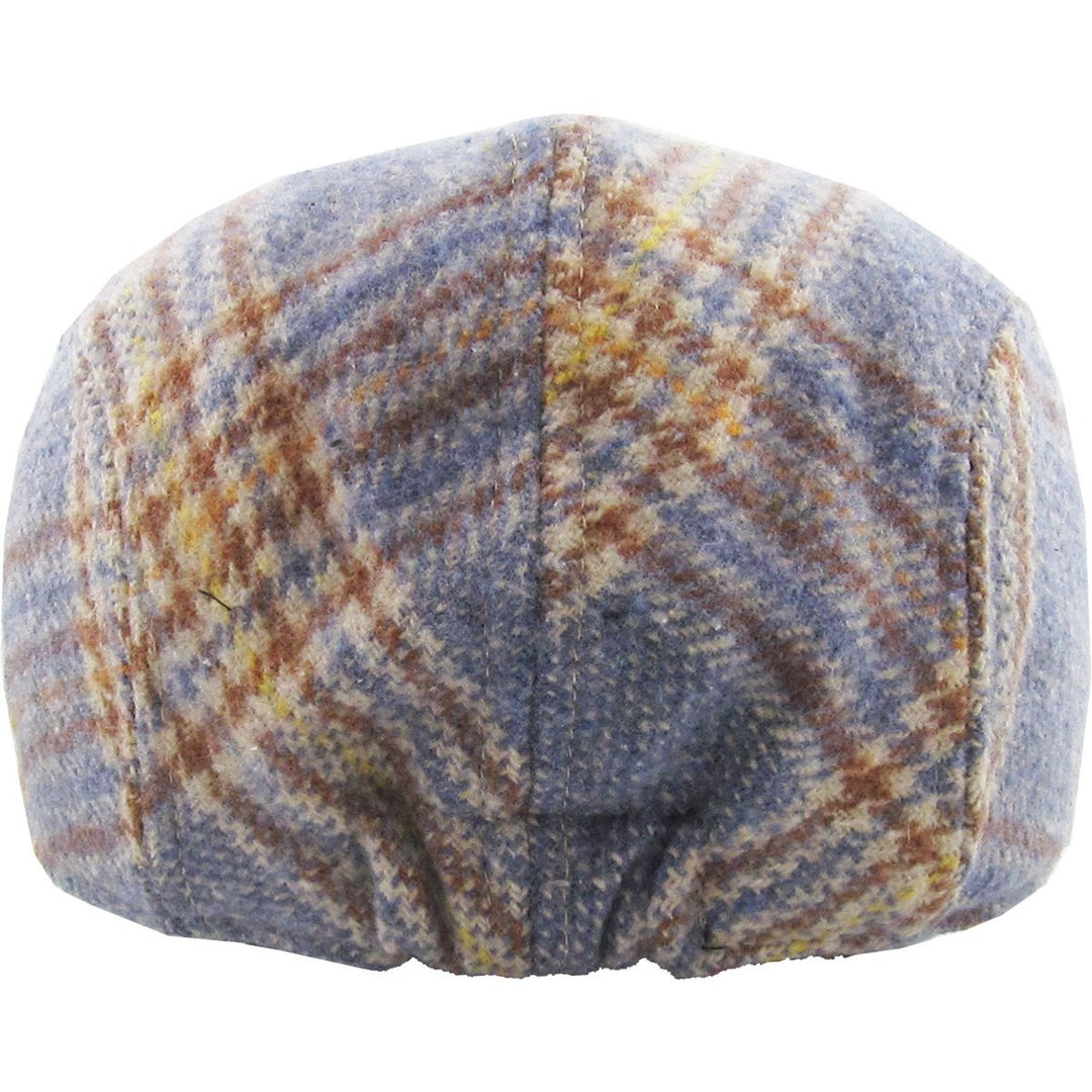 Plaid Ascot Flat Cap Blue Mix Sixpence - Flat Cap fra Ethos hos The Prince Webshop