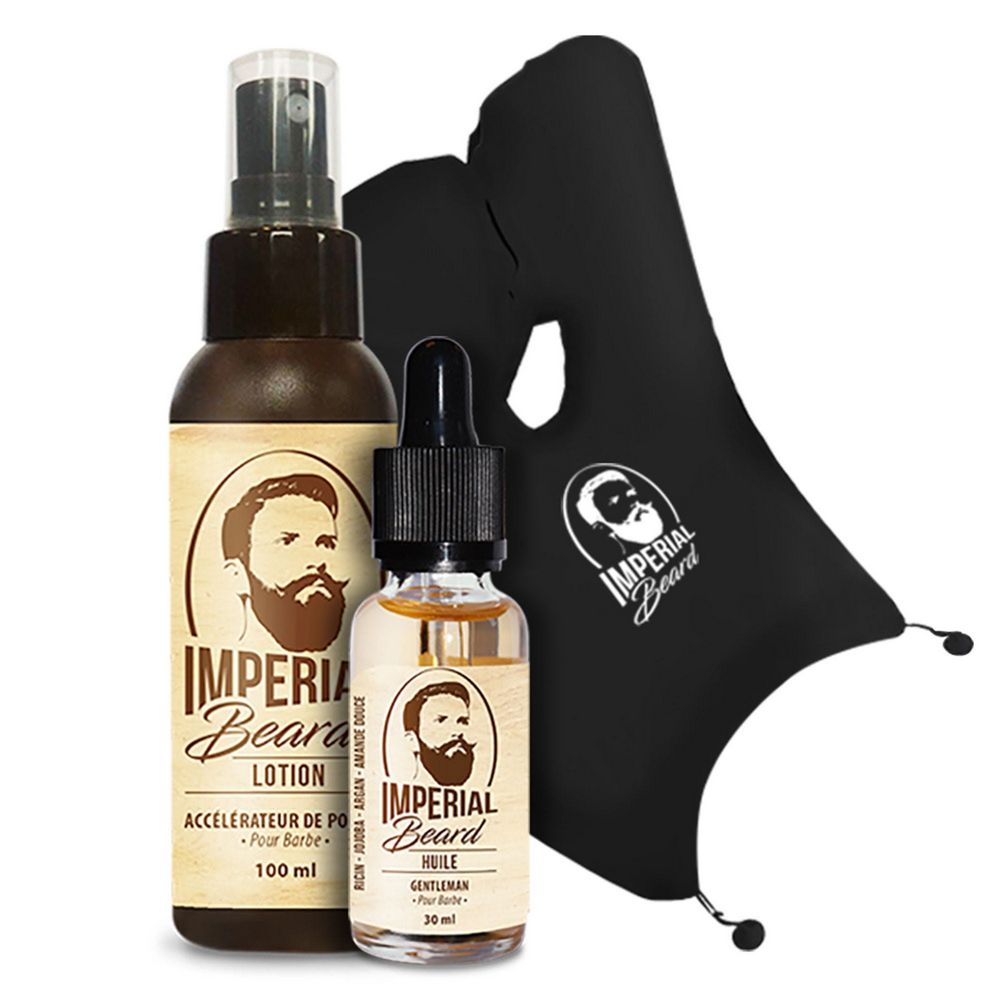 Imperial Beard Sæt - Skæg Vedligehold - Beard Oil fra Imperial Beard hos The Prince Webshop