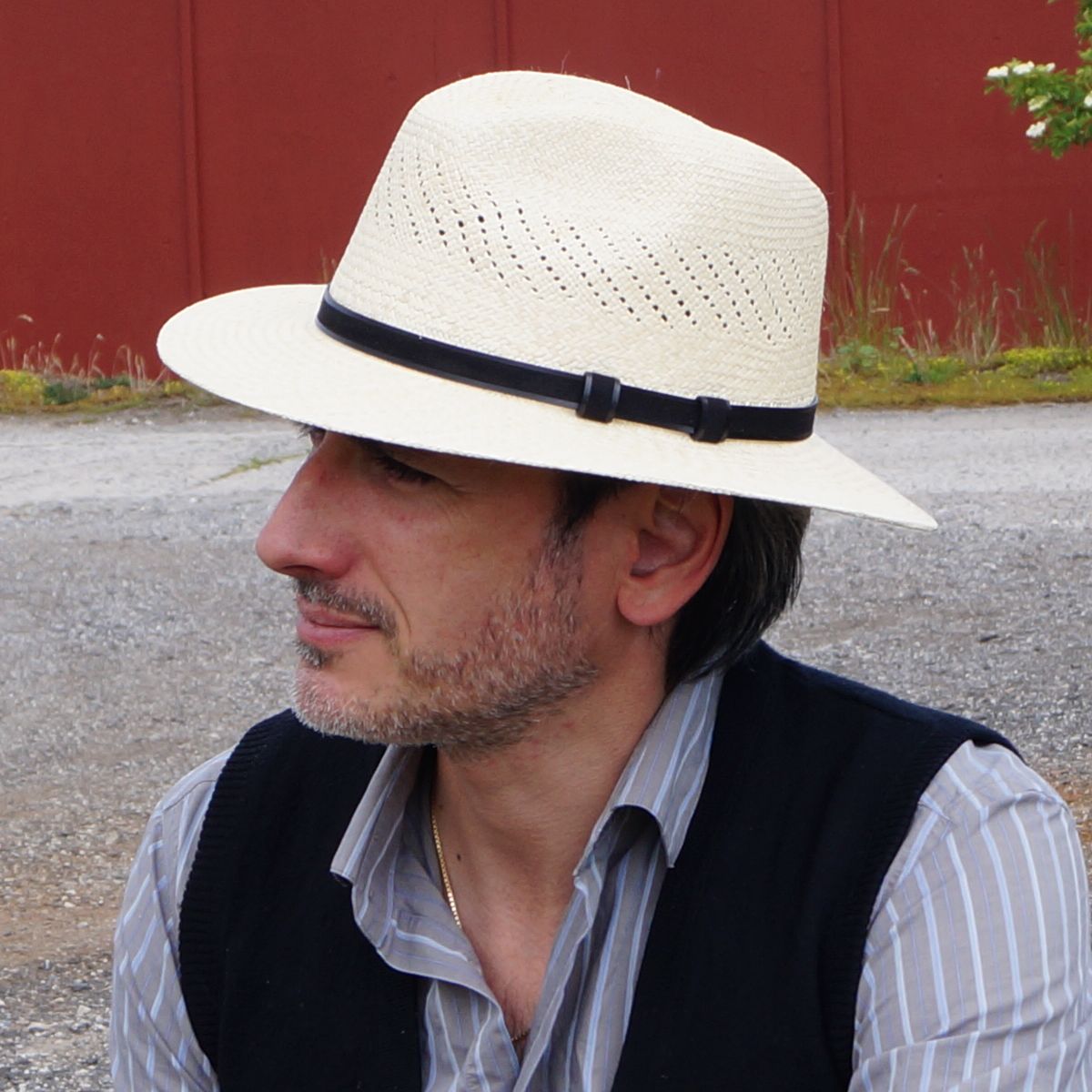 Køb MJM Biolo Panama Hat - Stråhat Natural til DKK The Prince Webshop