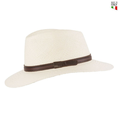 MJM Dude Panama Hat - Natur - Hat fra MJM Hats hos The Prince Webshop