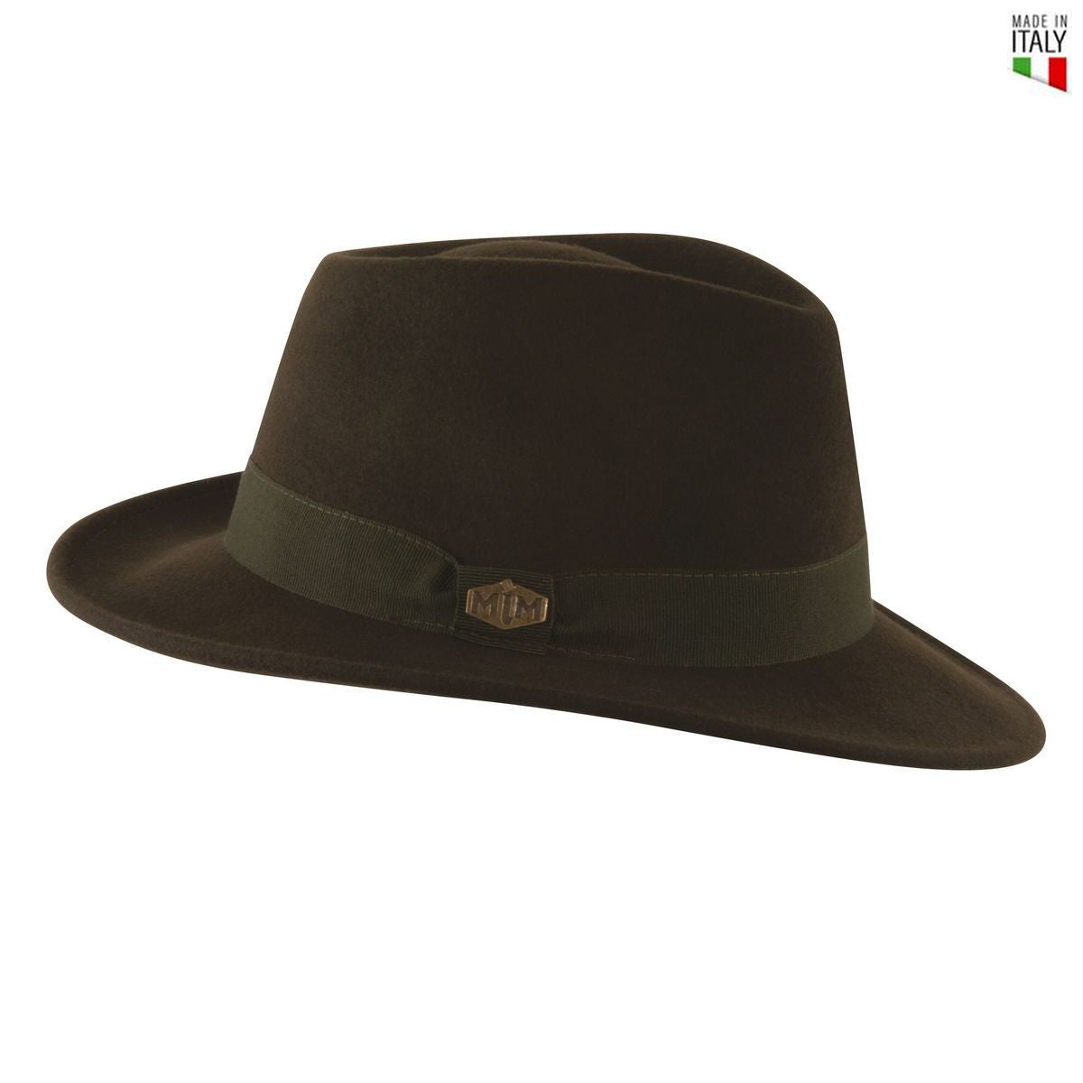 MJM Paul Loden Uld Filt Hat - W&C 56 cm / Small - Fedora Hat fra MJM Hats hos The Prince Webshop