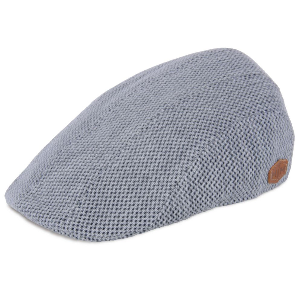 MJM Maddy Grey Cotton Flat Cap - Sommer Sixpence - Flat Cap fra MJM Hats hos The Prince Webshop
