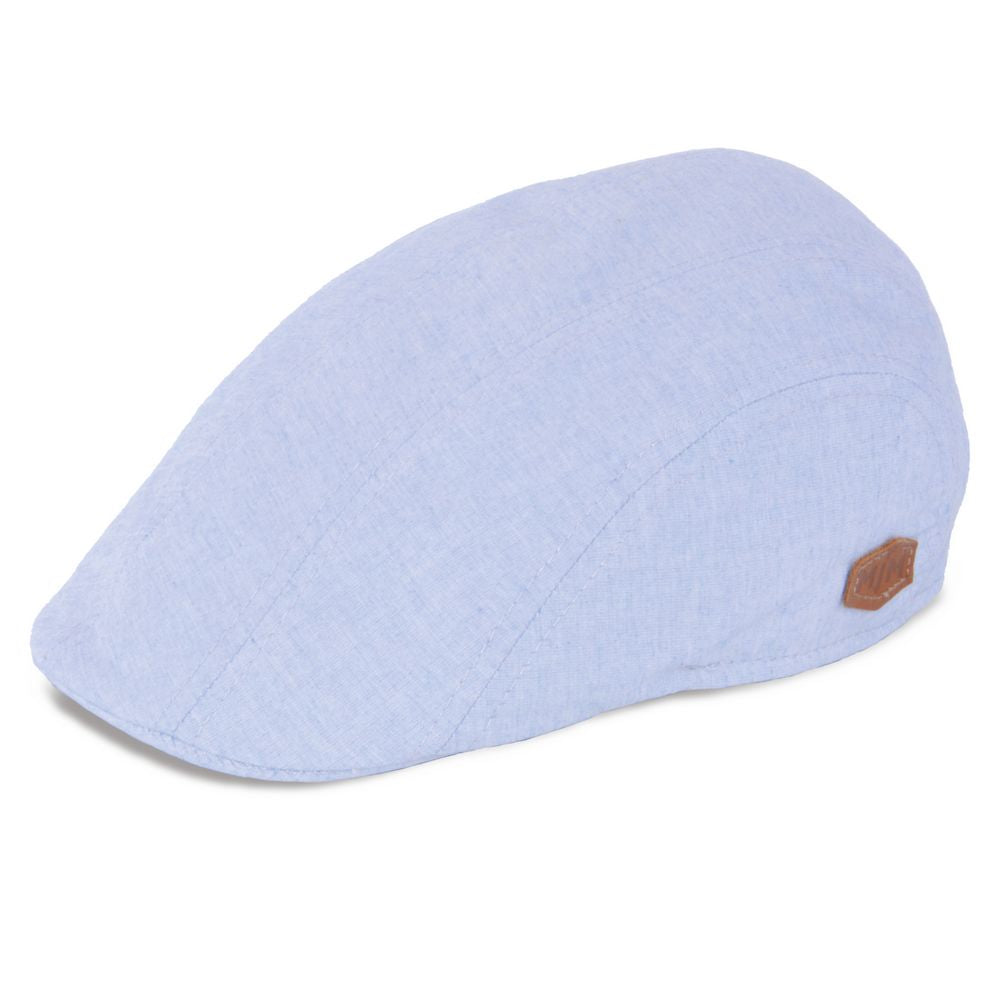 MJM Maddy Organic Flat Cap - Lyseblå Sixpence - Flat Cap fra MJM Hats hos The Prince Webshop