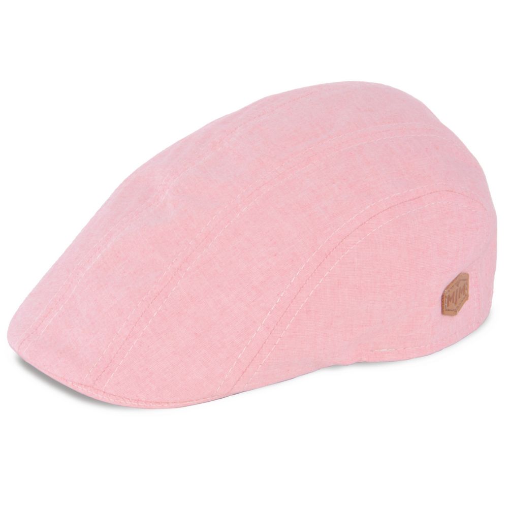 MJM Maddy Organic Flat Cap - Pink Sixpence - Flat Cap fra MJM Hats hos The Prince Webshop