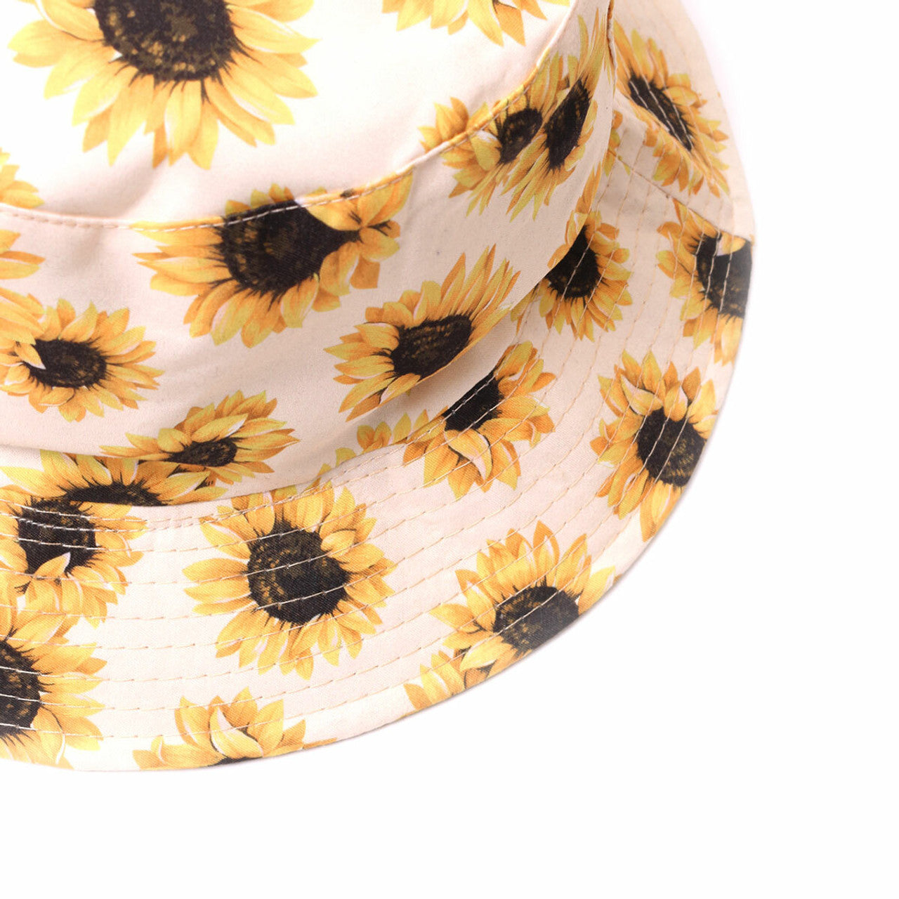 Nollia Sunflower Bucket Hat - Beige Solsikke Bøllehat - Bucket Hat fra Nollia hos The Prince Webshop