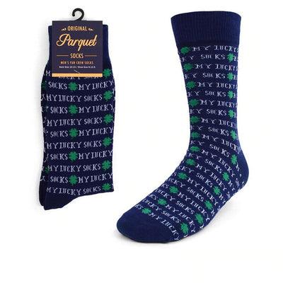 Mørkeblå My Lucky Socks Strømper - Herre Strømper fra Parquet hos The Prince Webshop