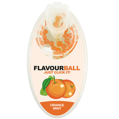 100 stk Orange Mint Flavour Balls i Pod - Aroma Kugler fra FLAVOUR BALLS hos The Prince Webshop