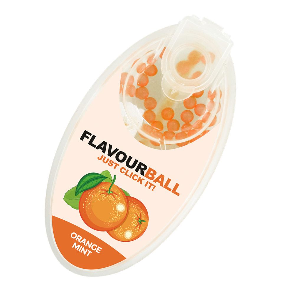 100 stk Orange Mint Flavour Balls i Pod - Aroma Kugler fra FLAVOUR BALLS hos The Prince Webshop