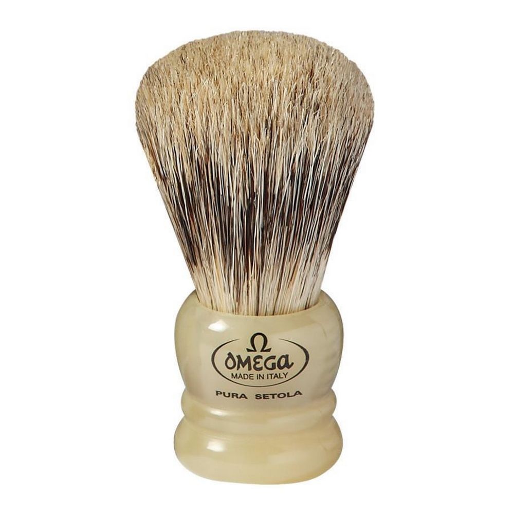 Omega Bristle Mix (Boar Bristle & Badger) Shaving Brush - Shaving Brushes fra Omega Italy hos The Prince Webshop