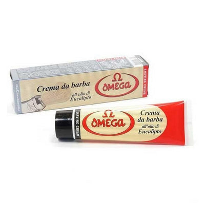 Omega Eucalyptus Shaving Cream i Tube 150ml - Shaving Cream fra Omega Italy hos The Prince Webshop