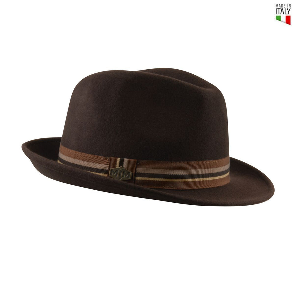 MJM Oscar Trilby Filt Hat - Brun - Trilby Hat fra MJM Hats hos The Prince Webshop