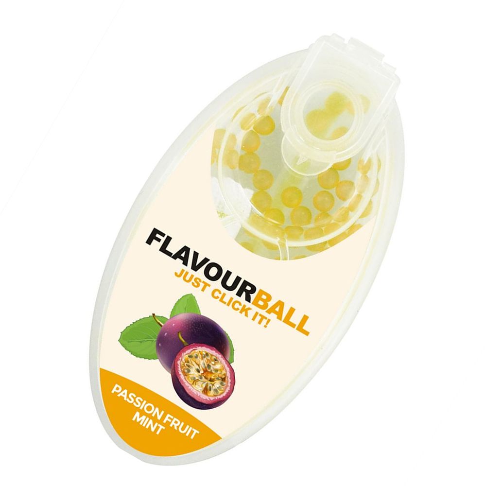 100 stk Passionfruit Mint Flavour Balls i Pod - Aroma Kugler fra FLAVOUR BALLS hos The Prince Webshop