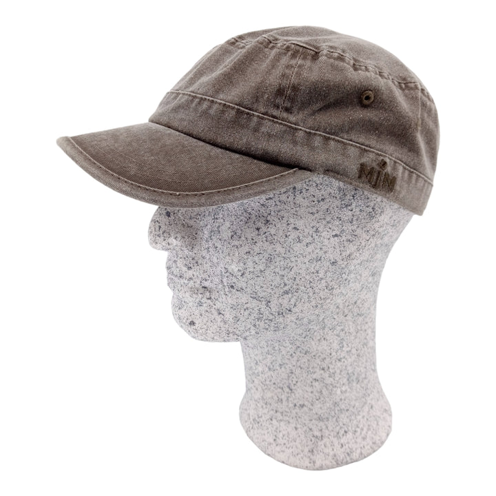 MJM CUBA Army Cap Dyed Cotton Twill - Grøn