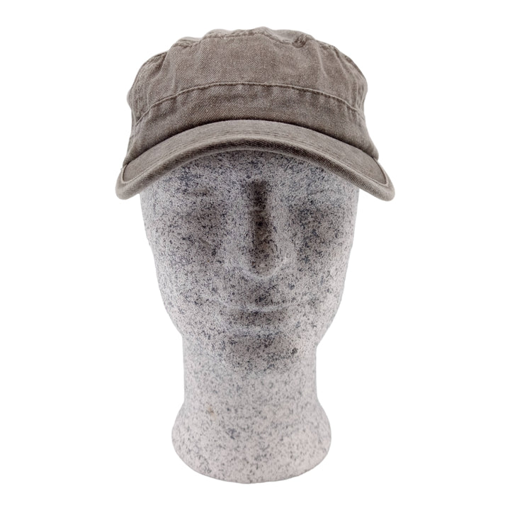 MJM CUBA Army Cap Dyed Cotton Twill - Grøn