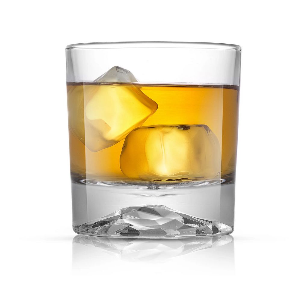 Radiant Double Old Fashioned Tumblers - Sæt af 4 Whisky Glas - Whiskey Glas fra JoyJolt USA hos The Prince Webshop