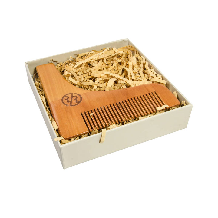 Rockwell Skæg Shaper i Pæretræ - Combs & Brushes fra Rockwell Razors Co. hos The Prince Webshop