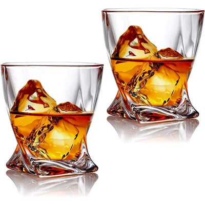 Bezrat Mix and Match 10 oz Whiskey Glasses - Sæt af 6 - Whiskey Glas fra Bezrat Barware USA hos The Prince Webshop
