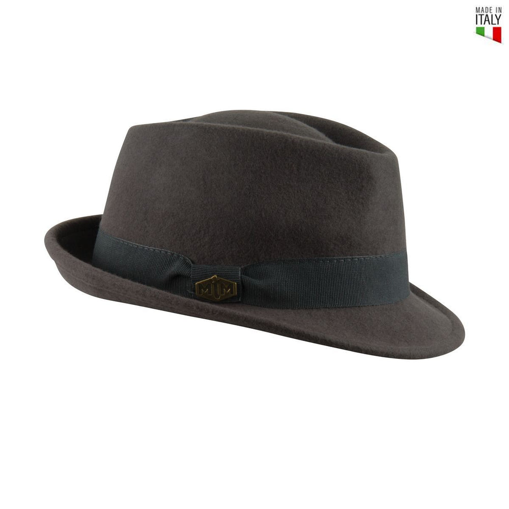 MJM Snap Trilby Filt Hat - Anthracite - Trilby Hat fra MJM Hats hos The Prince Webshop