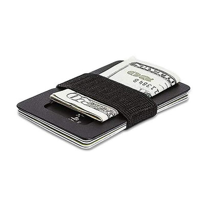 SPINE Wallet Titanium Kortholder & Pengeclips Sort - Kortholder fra Spine Wallets hos The Prince Webshop