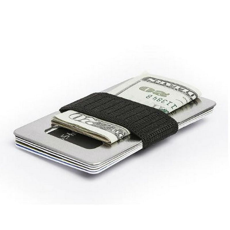 SPINE Wallet Titanium Kortholder & Pengeclips Light Charcoal - Kortholder fra Spine Wallets hos The Prince Webshop